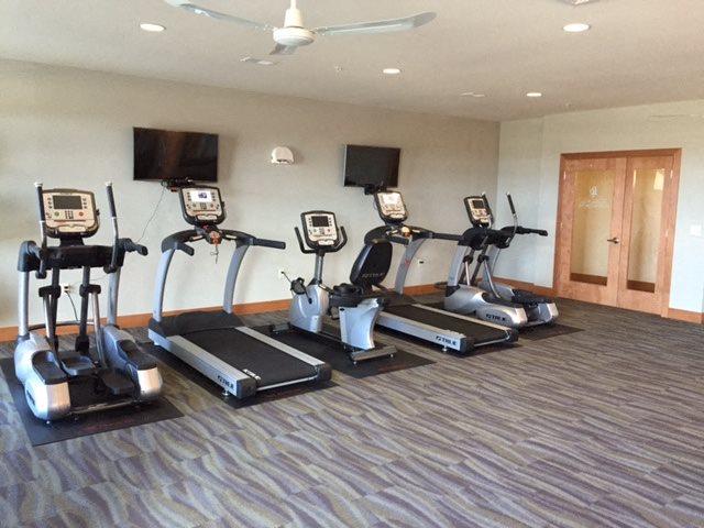 Fitness Center with updated equipment at Paragon Place at Bishops Bay, Wisconsin, 53597